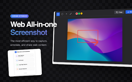 Web All-in-one Screenshot :: The most powerful and lightweight screenshot tool. Support full page, area, and custom annotations. Privacy first.