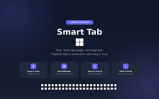 Smart Tab :: All your tabs at a glance! A powerful tab manager that runs locally.