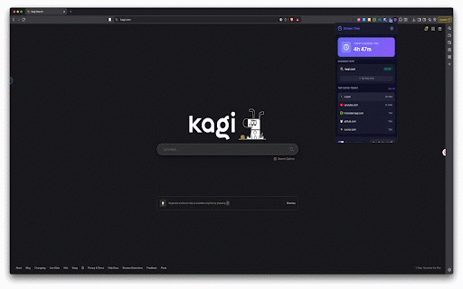 Screen Time Tracker :: Track and manage your browsing time with advanced session limits and blocking features