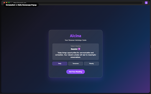 Alcina :: Daily horoscope readings