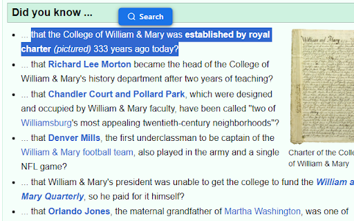 Search in Another Tab :: Search selected text on Google in a new tab - Displays a quick search button when you select text.