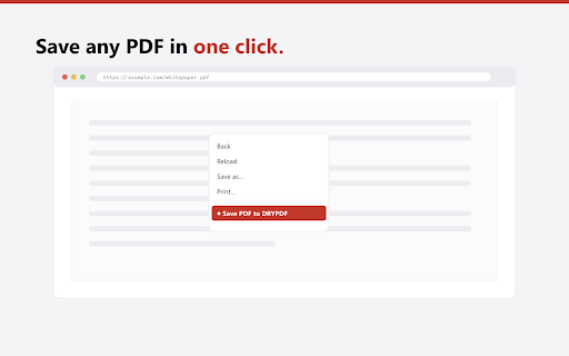 DRYPDF - Save & Search :: Save any PDF to your DRYPDF library and search everything you've indexed, right from the browser.