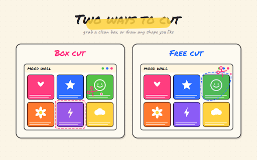 Snip Snip — snip & collage the web :: A little pair of scissors for your browser. Snip anything off a page and stick it on your doodle board.