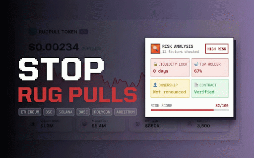 Rug Checker - ChainGotchi :: AI-powered Rug Checker and Gamified Scam Detector. Solana rug checker and EVM token sniffer. Rug check in one click.