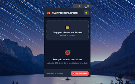 CS2 Crosshair Extractor :: Extract and copy CS2 crosshair codes from demo files with a beautiful, modern interface