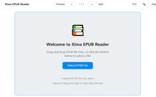 Xima EPUB Reader :: Xima EPUB Reader - EPUB ebook reader for Chrome browser