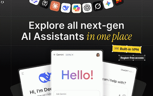 AI Agent :: Create and use various AI assistants and powerful chatbots. AI Agent lets you chat, explore, and build online right in your browser.