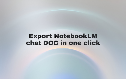 NotebookLM to Google Docs :: Save Notebooklm chats to google doc and drive