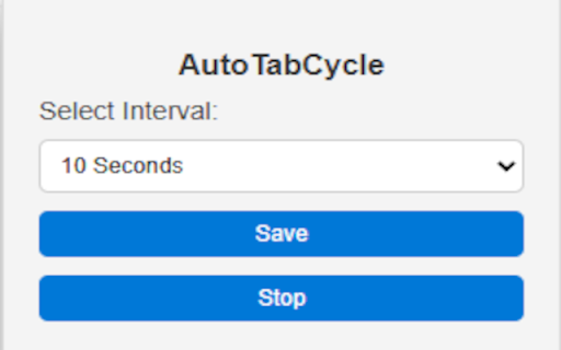 AutoTabCycler :: AutoTabCycler automatically rotates through open tabs at set intervals. Requires access to tabs to perform automatic tab switching.