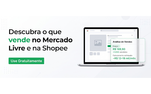 CustoON — Lucro em Pedidos + Métricas :: Lucro e margem nos seus pedidos (Shopee e Mercado Livre) + métricas, editor de fotos e gerador de EAN nos anúncios.