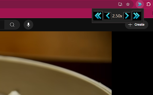 Playback Speed Customizer :: Customize the playback speed of any video.