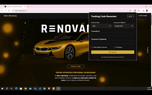 Conversion Tracking Code Generator – Google Ads, Facebook Pixel & More :: Create custom tracking code snippets for Google Ads, Facebook Pixel, TikTok, LinkedIn and Google Tag Manager.