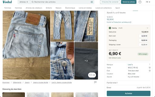Hemly — Profit Calculator for Vinted Sellers :: See your real profit on every listing, price with data, track your wardrobe. No account, your data stays in your browser.
