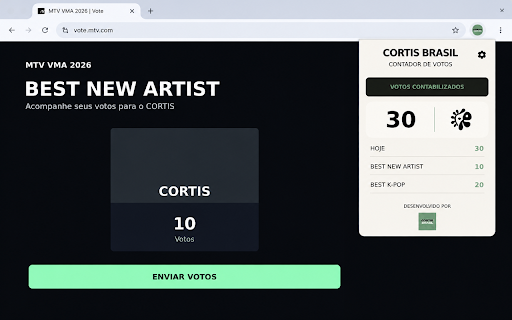 CORTIS BRASIL — Contador de Votos :: Contador local de votos do CORTIS para as categorias do MTV VMA 2026.