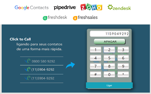 VT.Call Click to Call :: Realize chamadas em seu pabx VT.Call em apenas um clique, de qualquer página web.