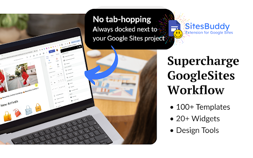 SitesBuddy - Templates & Widgets for GoogleSites™ :: Supercharge Google Sites with professional design tools. Get 100+ templates, 20+ widgets, and advanced styling with no code needed.