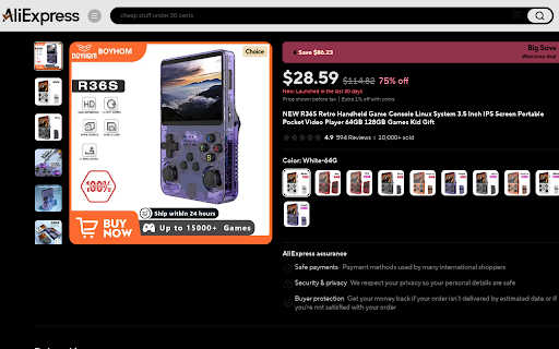 AliExpress Dark Toggle :: Quickly switch AliExpress to dark mode