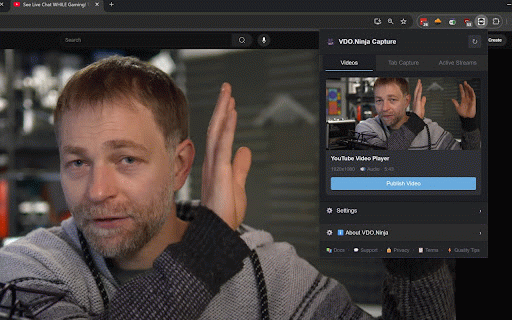 VDO.Ninja Video Capture :: Capture videos from web pages and stream them via VDO.Ninja