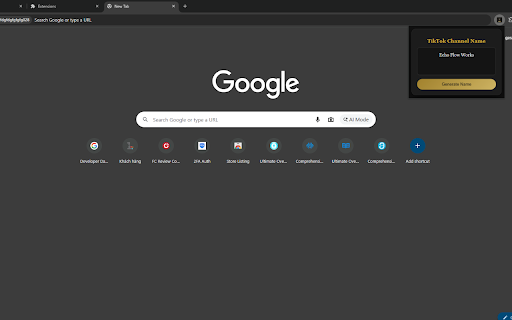 Noble TikTok Channel Name Generator :: Generate elegant and unique TikTok channel name ideas.