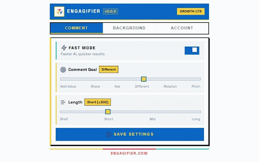 Engagifier - LinkedIn AI Comment Generator :: AI LinkedIn comment generator & automation. Grow your network, auto-reply to posts, schedule content & boost LinkedIn engagement.