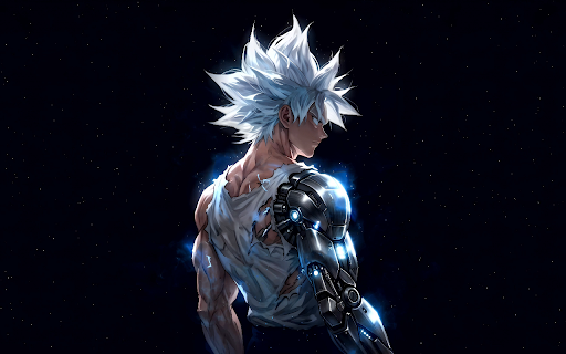 Goku Ultra Instinct Cyber Form :: Transform your new tab with Goku Ultra Instinct Cyber Form! Enjoy stunning live HD video wallpapers that energize your browsing...