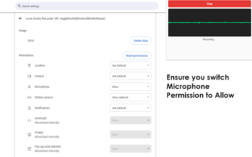Local Audio Recorder :: Record audio from your browser and save it locally with full privacy.