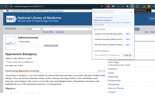 PaceResearcher :: Save and manage research references with PaceResearcher