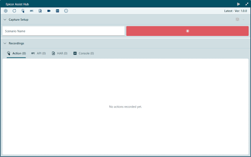 Epicor Assist Hub :: Records user actions and generates natural language scripts