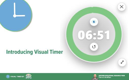 Visual Timer by Lesson Shuffle :: A classroom visual timer with customizable themes and sounds