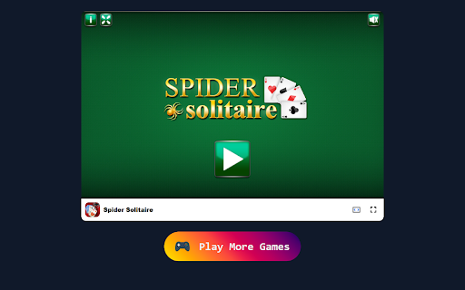 Spider Solitaire Game - Stack cards in order and master the game! :: Enjoy the ultimate offline Spider Solitaire experience, challenge yourself & relax anywhere with this free Chrome extension!