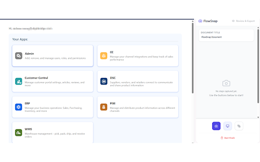 FlowSnap :: A browser-based workflow capture tool.