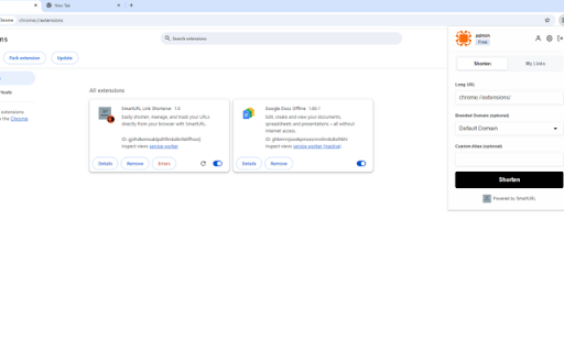 SmartURL Link Shortener :: Easily shorten, manage, and track your URLs directly from your browser with SmartURL.
