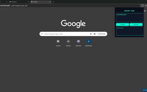 Base64 Encoder Decoder :: Quickly encode or decode Base64 text directly from your browser popup.