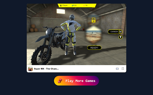 Super MX - The Champion - Race to victory in motocross action! :: Experience thrilling motocross racing with Super MX - The Champion, now as an offline Chrome extension!