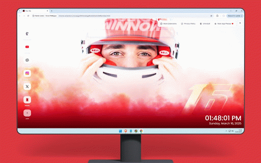 Charles Leclerc - Ferrari Wallpaper :: Experience stunning Charles Leclerc Ferrari wallpapers and personalize your screen today!