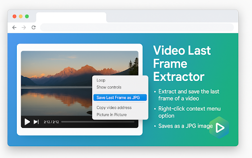 AI Video Frame Extractor :: Extract last frames from videos to use as input for AI video generation tools.