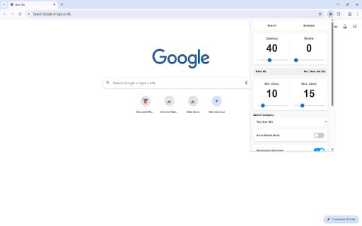 Bing Search Helper :: automating daily Bing searches with realistic, secure and Highlight time-saving benefits for users