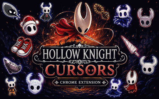 Hollow Knight Cursor - Silksong Cursor Chrome :: Browse Hallownest in style! Hollow Knight cursors — Hornet, The Knight, Pale King, Nail & Silksong!
