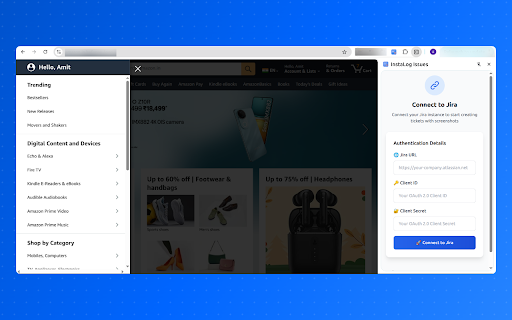 InstaLog Issues :: The fastest way to create Jira issues. Capture bugs, tasks, and stories with screenshots from any webpage.