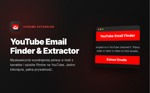 YouTube Email Finder & Extractor :: Easily extract email addresses from YouTube channels and video descriptions.