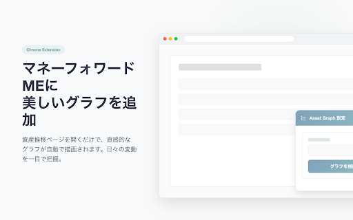 MoneyForward Asset Graph :: マネーフォワードMEの資産推移を美しいグラフで可視化。表示データのCSV保存も可能。