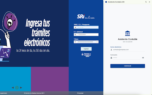 Asistente Contable SRI :: Asistente para contadores que automatizan tareas en el portal SRI Ecuador