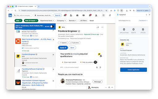 ApplyFast :: Tailor your CV to match job descriptions using AI. Apply fast and get hired faster with optimized resumes.