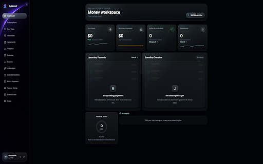 Subproof :: Automatically detects subscriptions and free trials from payment confirmation pages.