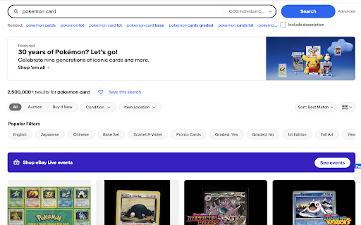 New Listing Notifier for eBay :: Automatically refreshes eBay searches sorted by Newly Listed and plays a sound when a new listing appears.