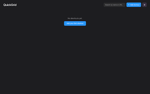 QuickGrid :: Replace the New Tab page with a quick-access grid of shortcuts.