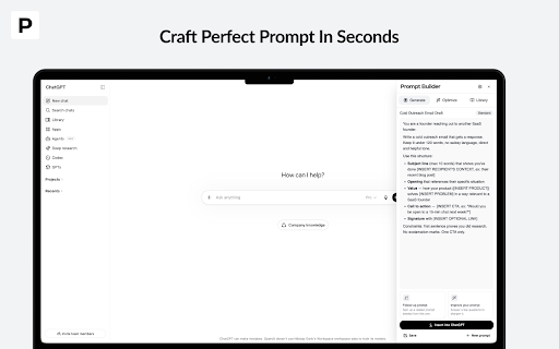 Prompt Builder. AI Prompt Generator & Optimizer :: Prompt Builder. The Ultimate AI Prompt Management Tool. Generate, optimize, test, and manage AI prompts in one place.