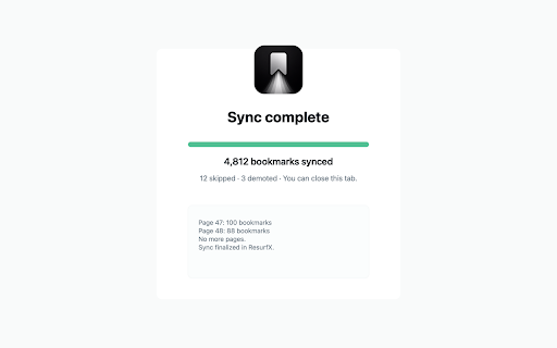 ResurfX :: Sync your X bookmarks to the ResurfX app