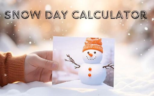 Snow Day Calculator :: A tool to predict the likelihood of a snow day based on current weather data and trends.