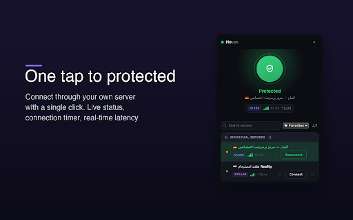 Hovpn :: Hovpn — secure, elegant proxy for Chrome. Import your config or subscription and route only Chrome's traffic.